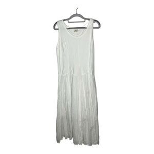 Advance‎ Apparels Dress Womens Free Size White Flowy Lined Sleeveless Boho